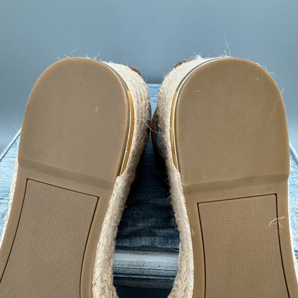 NEW Franco Sarto Women’s Callia Espadrille Wedges Brown Size 10M - Picture 9 of 10